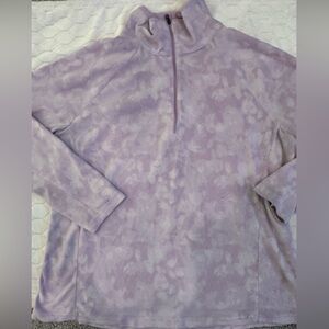 Columbia Lavender Tie-Dye Pullover Sweater Size 1X